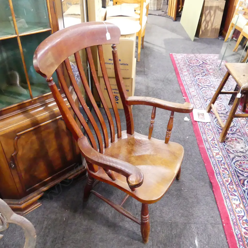 ANTIQUE COUNTRY CHAIR (has been cut down) Image 1++