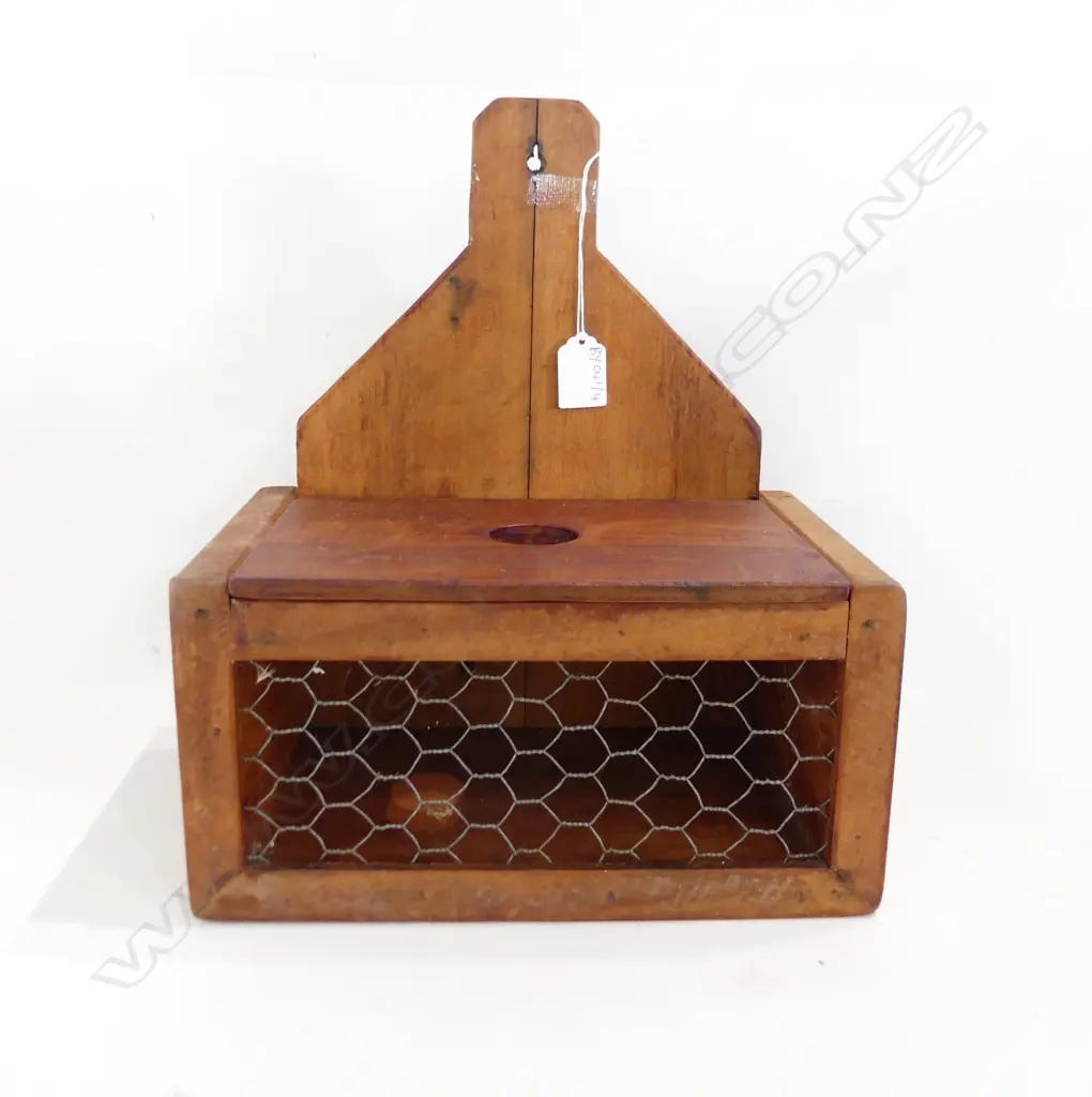 RUSTIC WOODEN EGG BOX W.280mm Image 1++