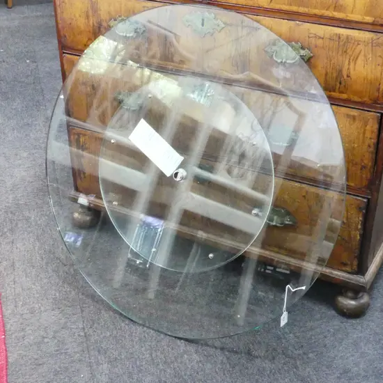 LG GLASS LAZY SUSAN 800mm dia