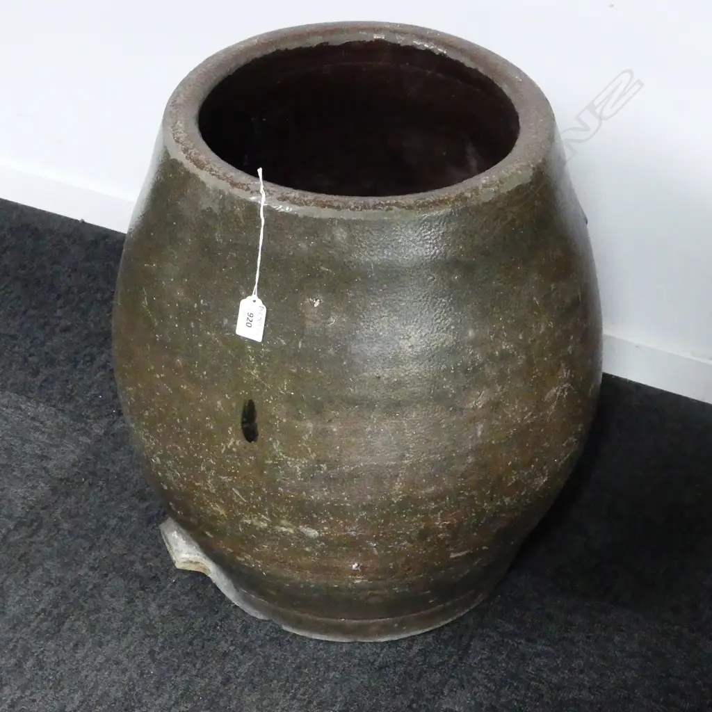 NZ LG HEAVY CROCK H.500mm salt glazed Image 1++