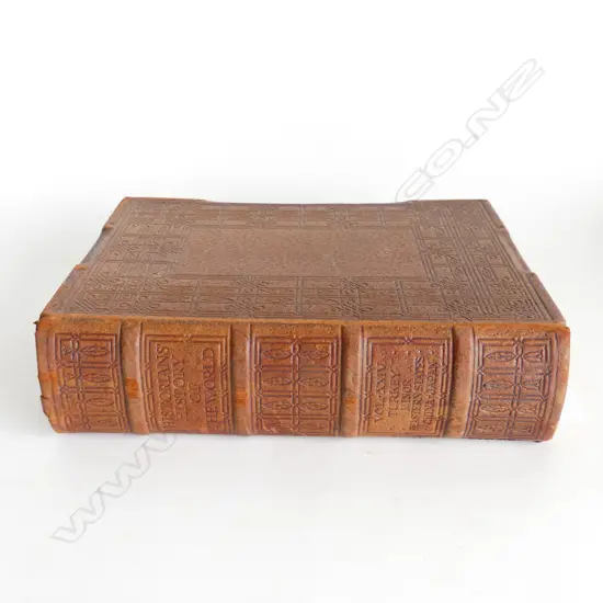 LEATHERBOUND BOOK C. 1908 “HISTORIAN’S HISTORY OF THE WORLD VOL XXIV” POLAND THE BALKANS TURKEY MINOR EASTERN STATES CHI