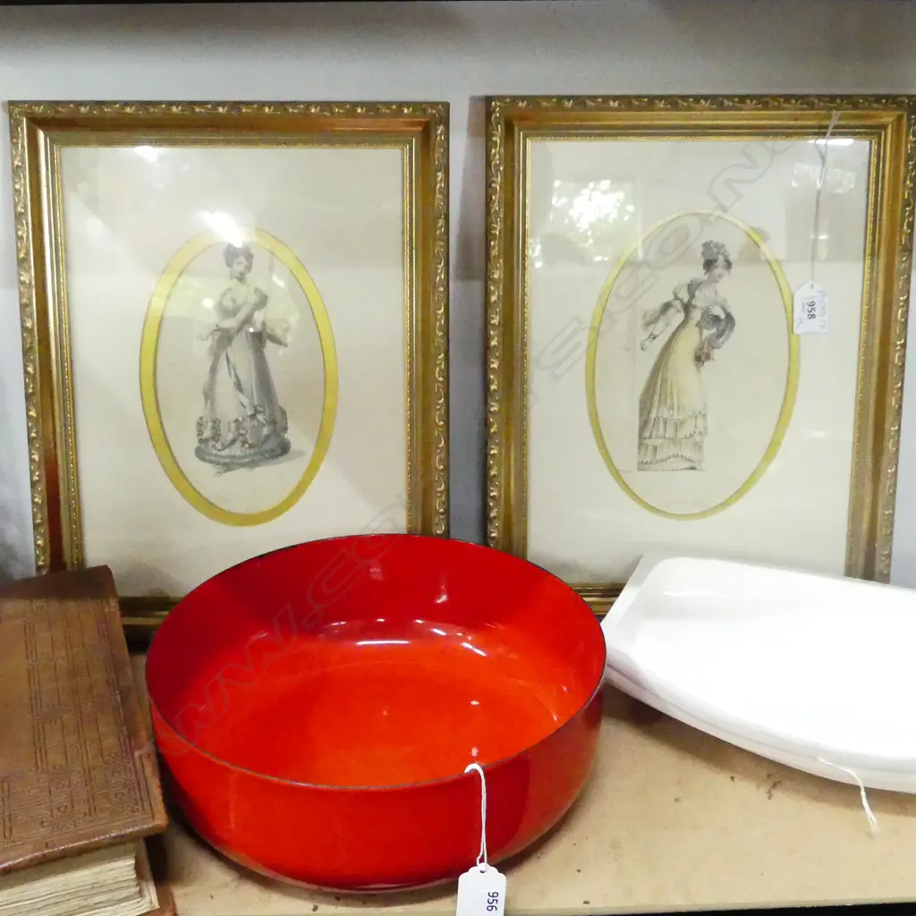 PR REGENCY H/COLOURED FASHION PLATES 365x285mm overall Image 1++