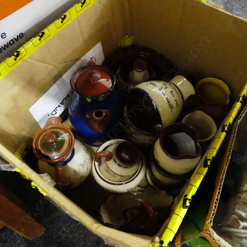 BOX LOT CHIPPED TORQUAY WARE  Image 1++