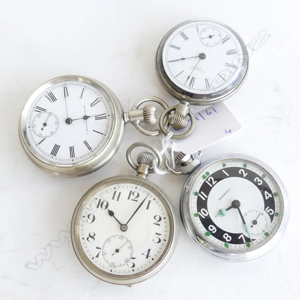 4 POCKET WATCHES  Image 1++