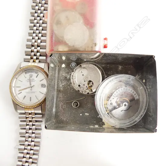 ROLEX OYSTER PERPETUAL GENTS WRISTWATCH? &OTHER WATCH PARTS