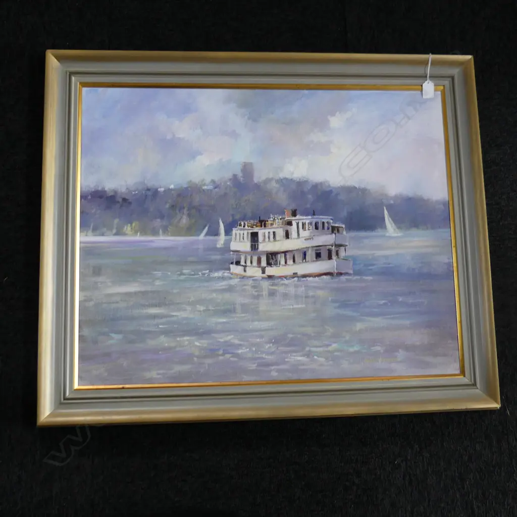 LANCE O'GORMAN, MORNING, LOWER WAITEMATA, OIL ON BOARD, SIGNED 740 X 600mm Image 1++