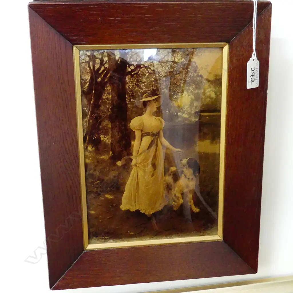 2 VICTORIAN CRYSTOLEUMS 240x170mm Image 1++