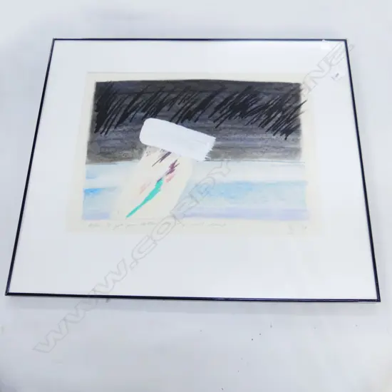JANE ZUSTERS? 'WHEN I GOT YOUR LETTER THE SKEY WENT BLACK' MIXED MEDIA ON PAPER SIGNED Z ?79 430x580mm