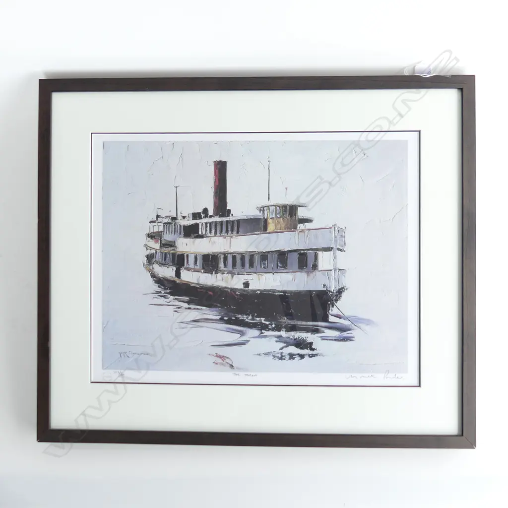 MIKE PONDER, 'THE TOROA' LTD ED SIGNED PRINT 332/500, 460 X 340mm Image 1++