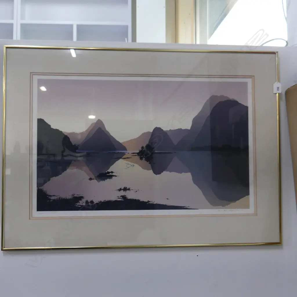 LAWRENCE LEITCH 'MITRE PEAK MILFORD SOUND NZ' 43/130 430x690mm Image 1++
