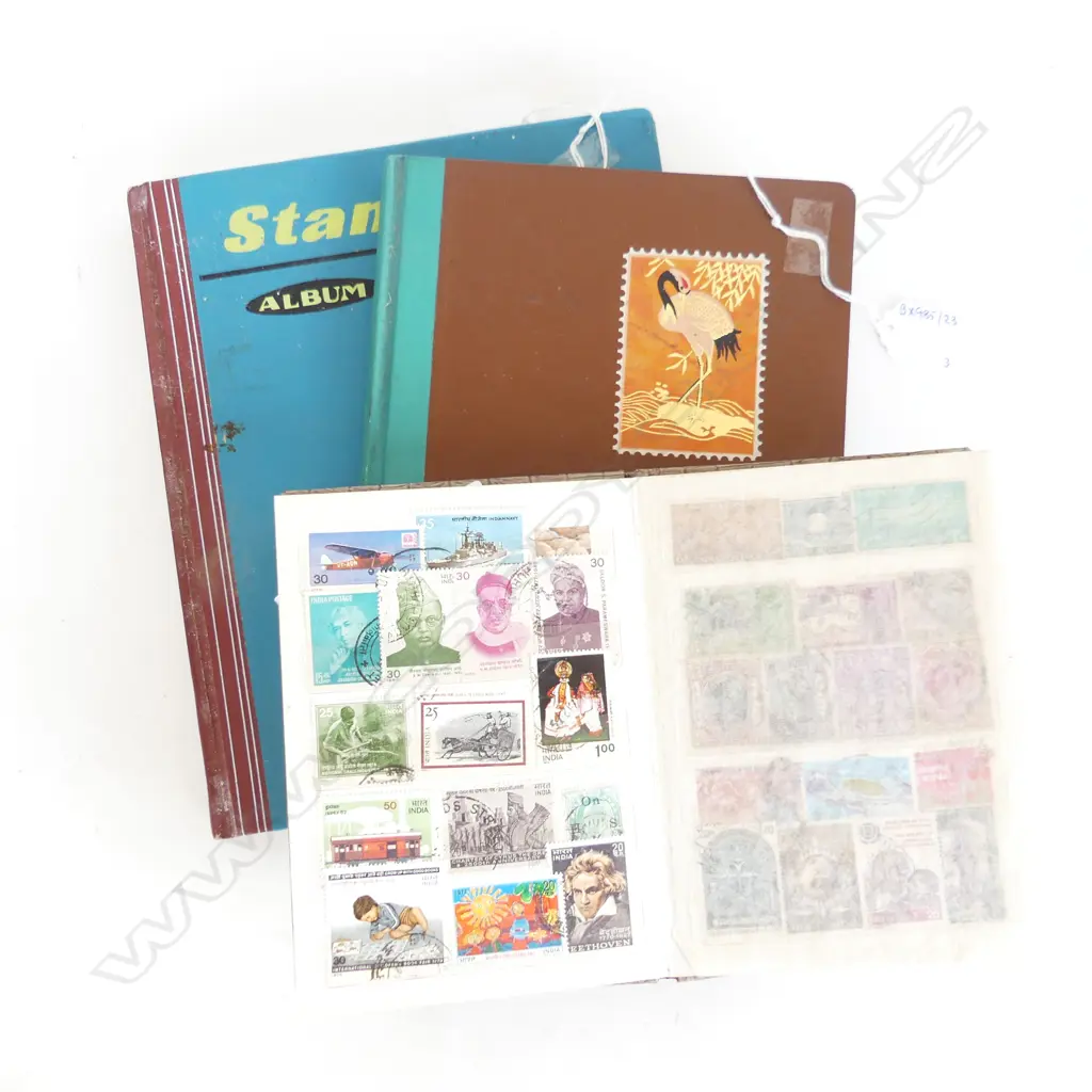 3 STAMP ALBUMS OF WORLD STAMPS Image 1++