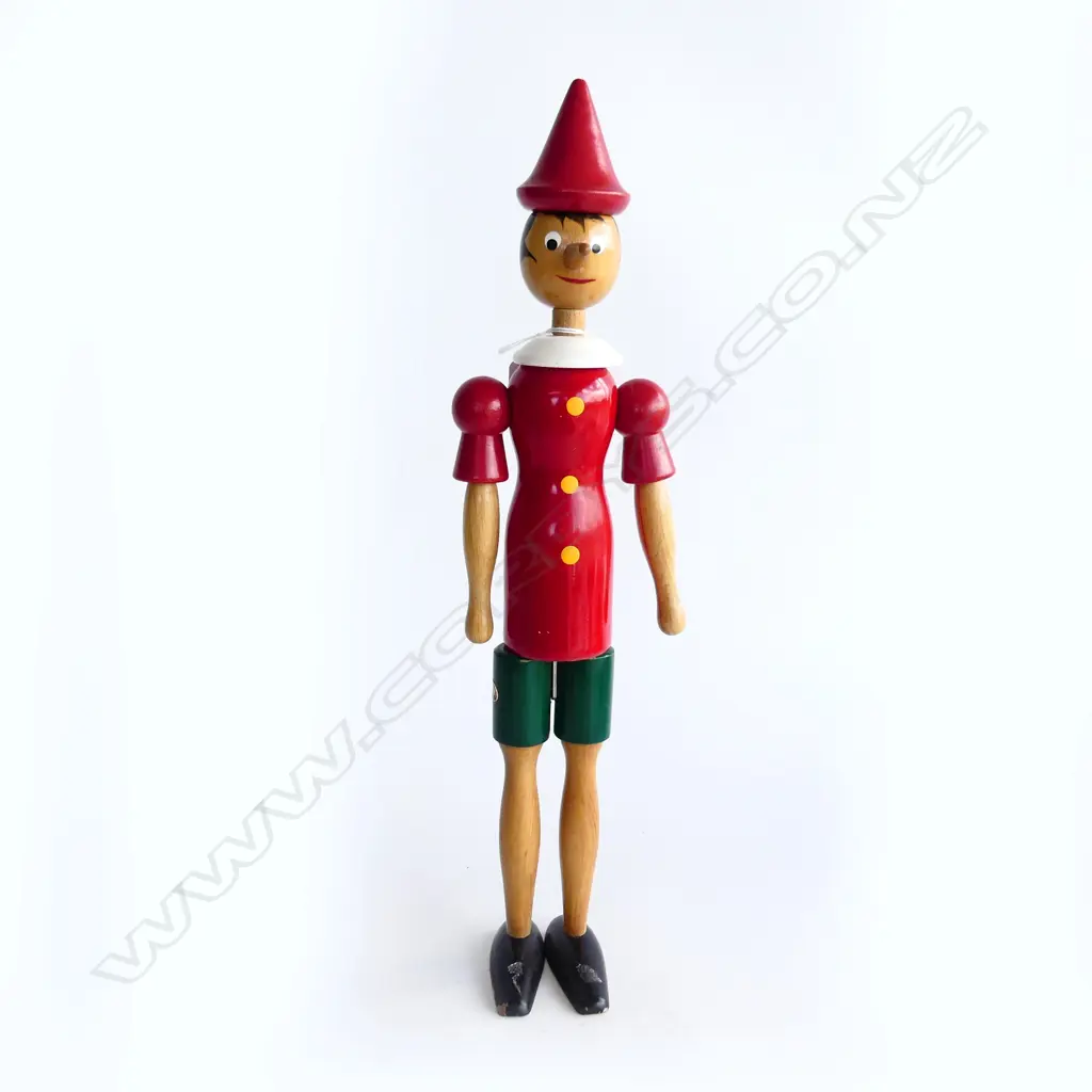 ITALIAN WOODEN PINOCCHIO TOY H.505mm Image 1++