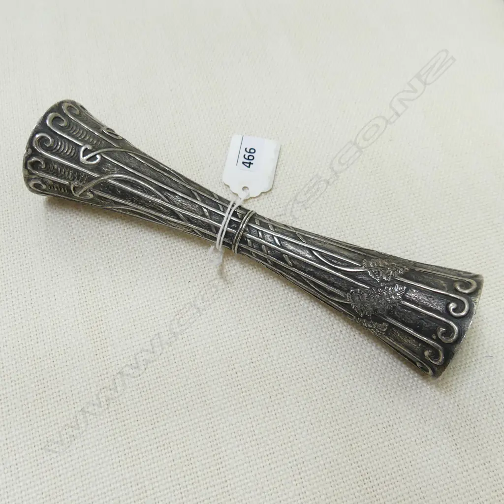 A Peter Woods design silver plate 'Queen's Baton replica XIV Commonwealth Games Auckland Image 1++