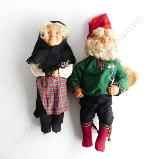 2 VINTAGE DOLLSH430MM