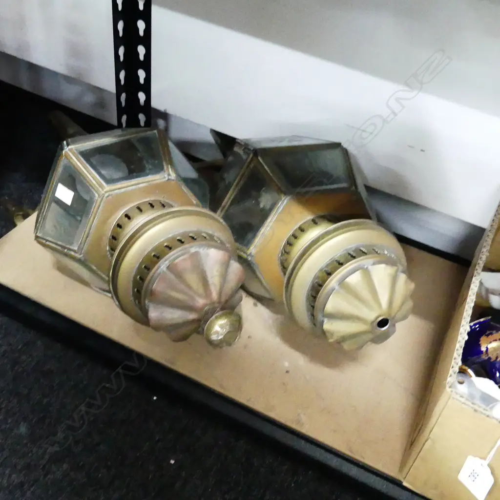 PR VINTAGE WALL MOUNTED LANTERNS H.490mm Image 1++