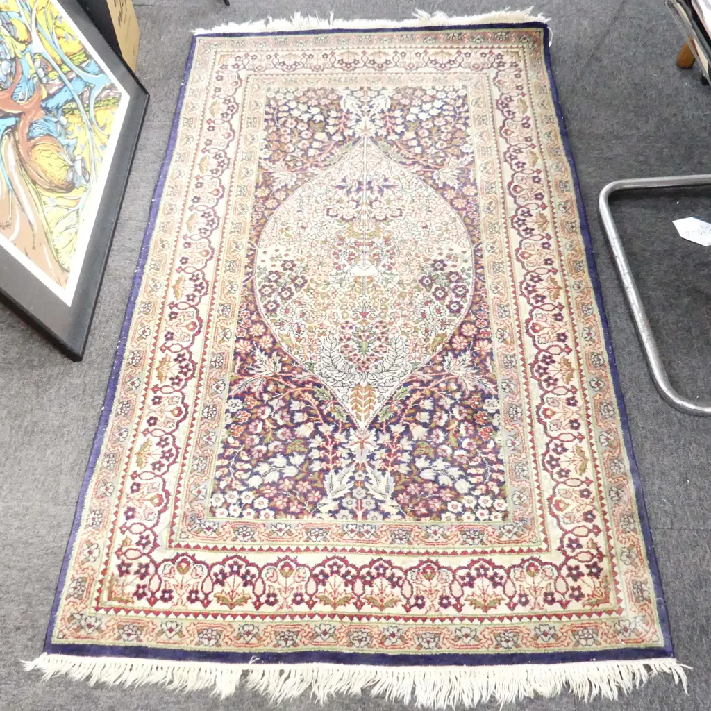 HAND KNOTTED WOOL PILE RUG 1600x950mm Image 1++