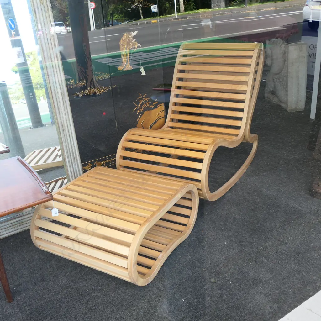 DAVID TRUBRIDGE 'RUTH' ROCKER & FOOT REST... Image 1++