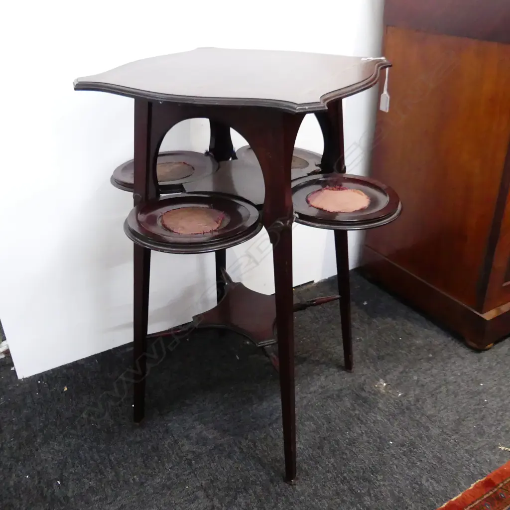 EDWARDIAN TEA TABLE (FAULTS) H.740mm Image 1++