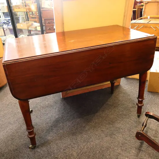 ANTIQUE MAHOGANY PEMBROKE TABLE 975x520x715mm