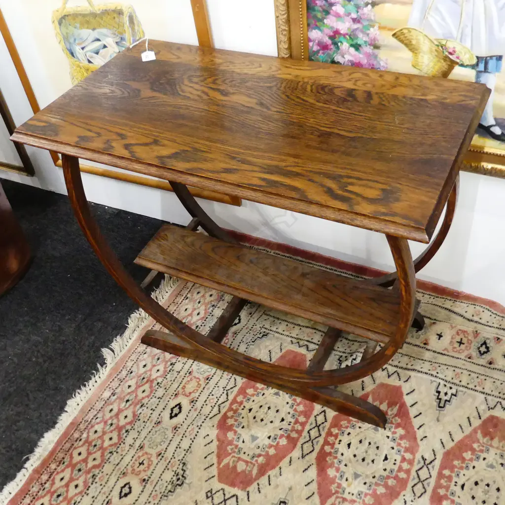 DECO OAK SIDE TABLE 680x375x560mm Image 1++