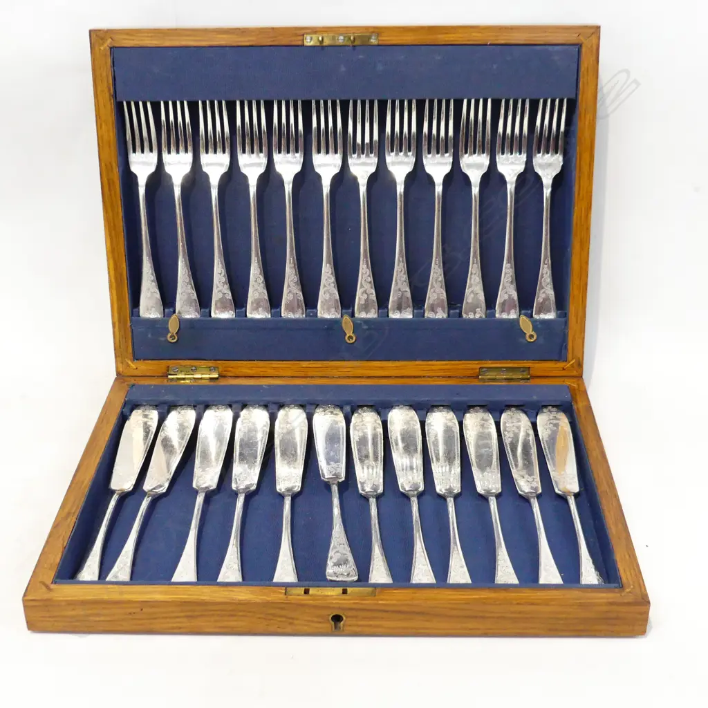 24 PCE FISH CUTLERY, BOXED W.350mm Image 1++