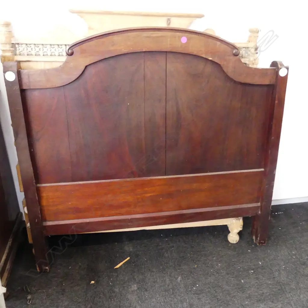 WOODEN BED HEADBOARD  Image 1++