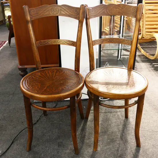 2 BENTWOOD CHAIRS