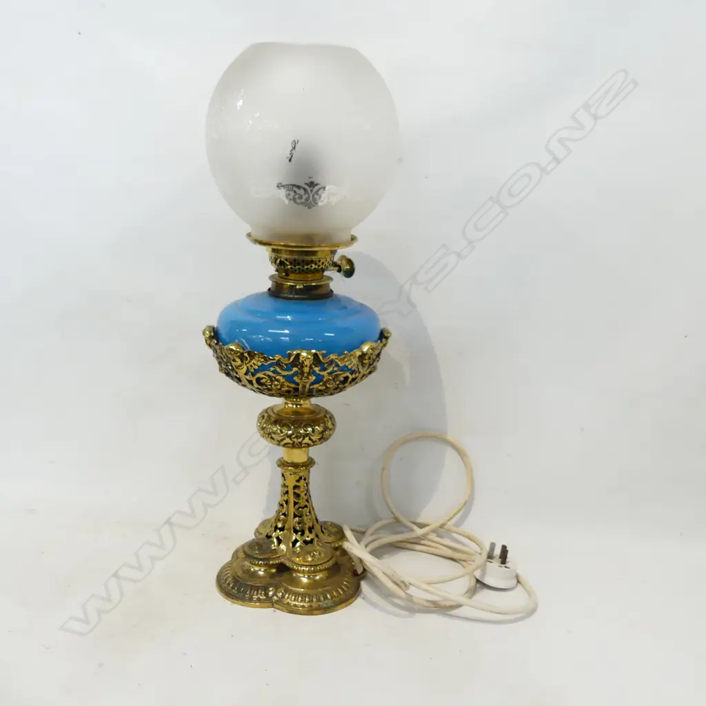 ELECTRIFIED KEROSENE LAMP H.555mm Image 1++