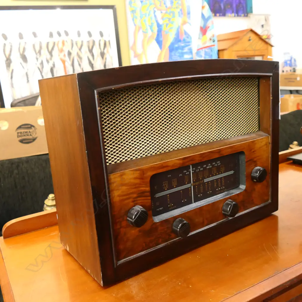 VINTAGE WIRELESS RADIO W.455mm Image 1++
