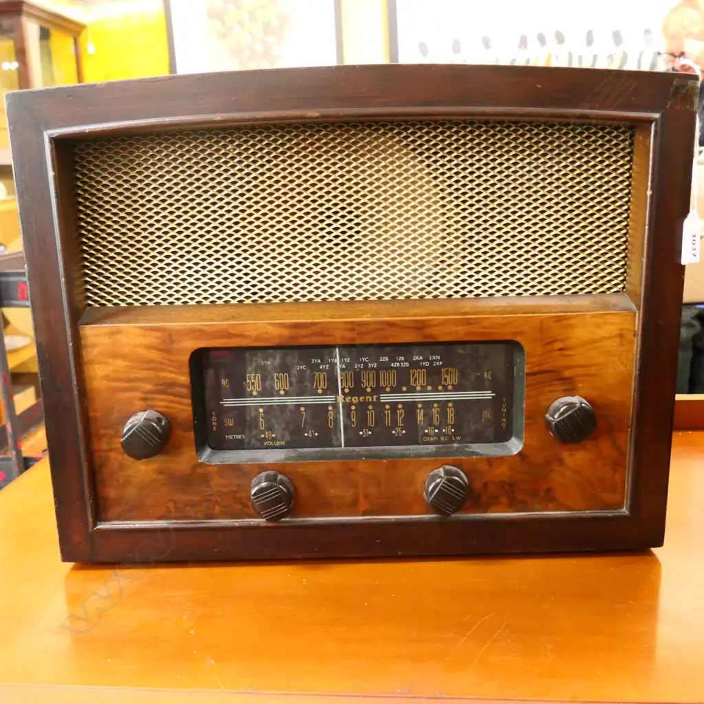 VINTAGE WIRELESS RADIO W.455mm Image 1++