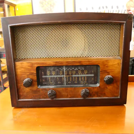 VINTAGE WIRELESS RADIO W.455mm