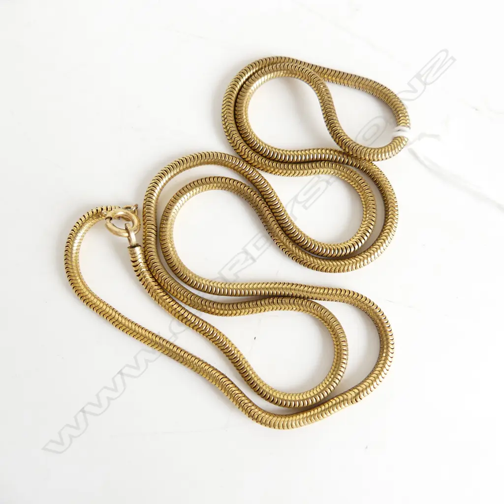 GERMAN ROLLED GOLD CHAIN, L.700mm Image 1++