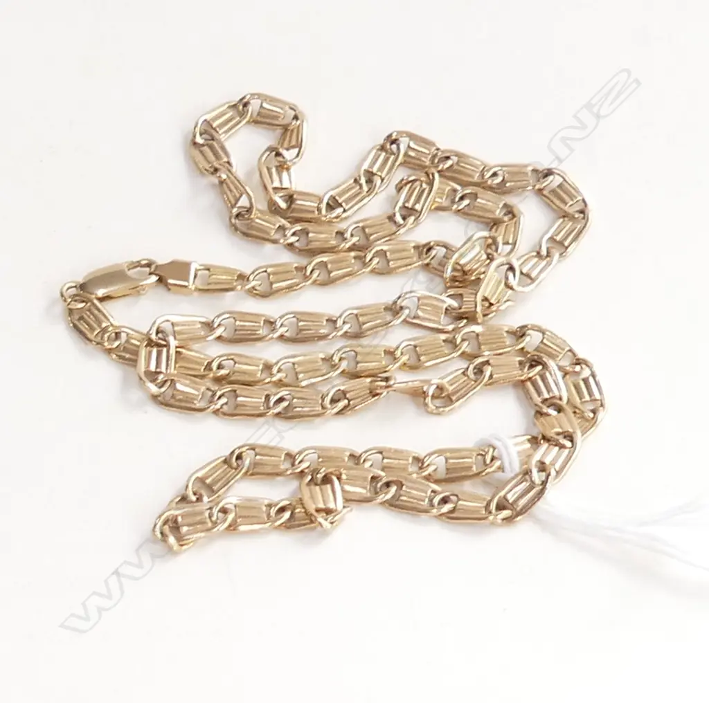 9CT YELLOW GOLD NECK CHAIN 20.3gm  60cm Image 1++