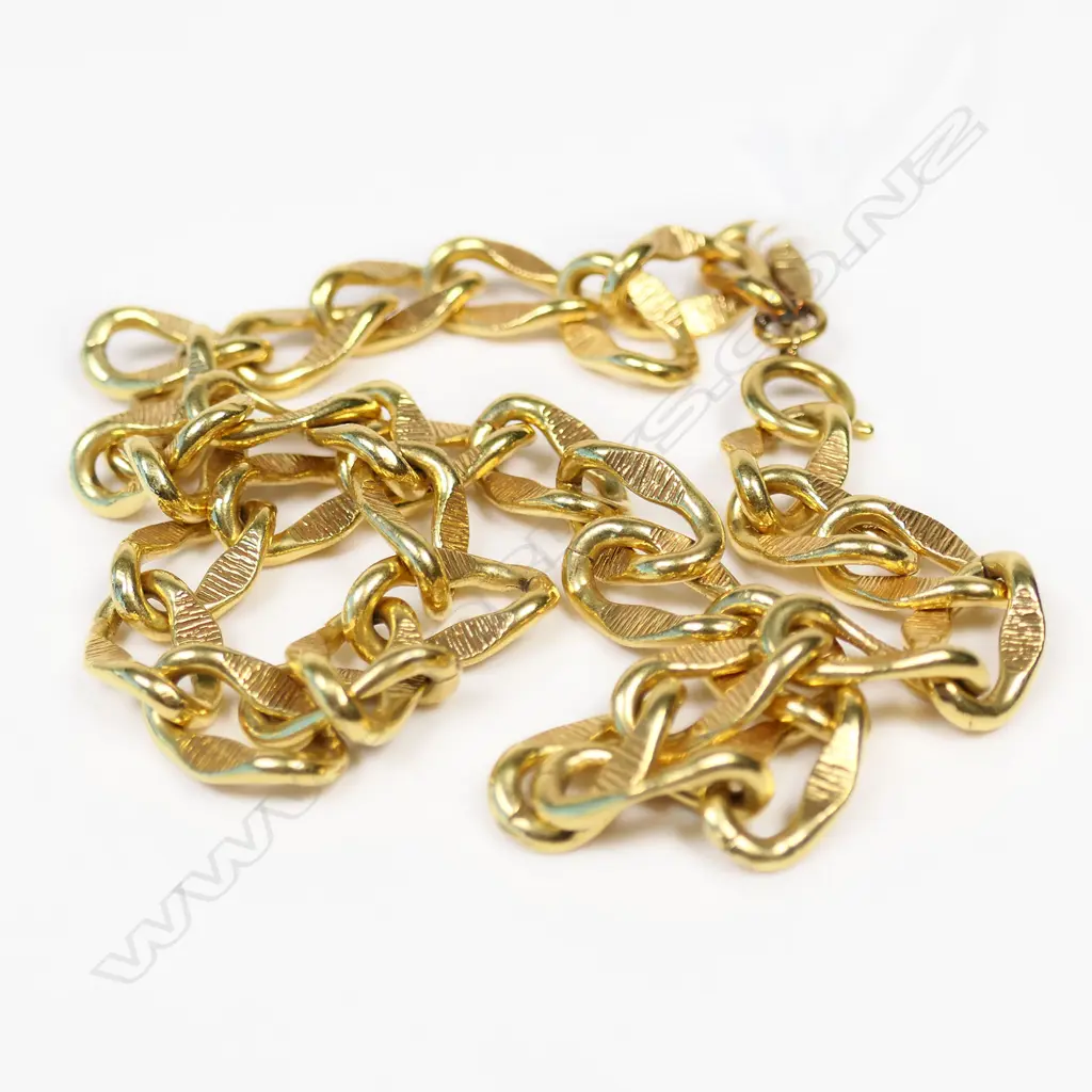 18CT YELLOW GOLD NECK CHAIN 44.88gms Image 1++