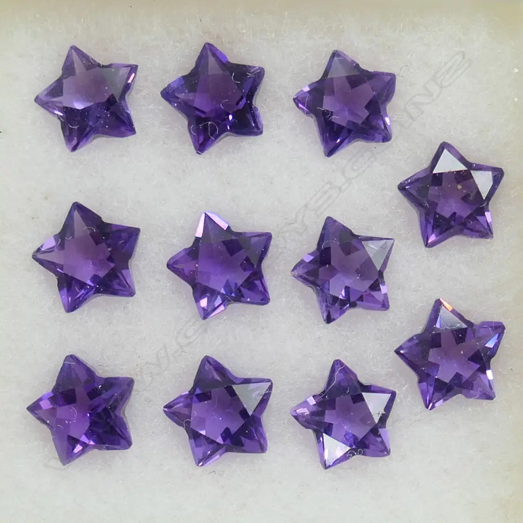 AMETHYST STAR'S 6MM 11 =  5.85CT Image 1++