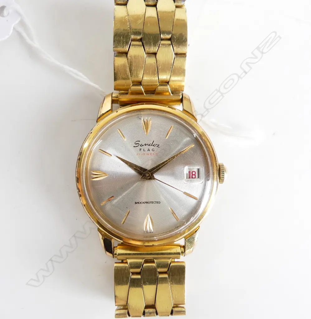 SANDOZ FLAT GP GENTS WRIST WATCH Image 1++