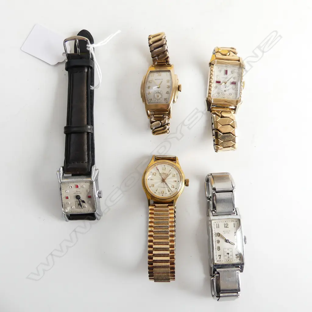 5 VINTAGE WRIST WATCHES Image 1++