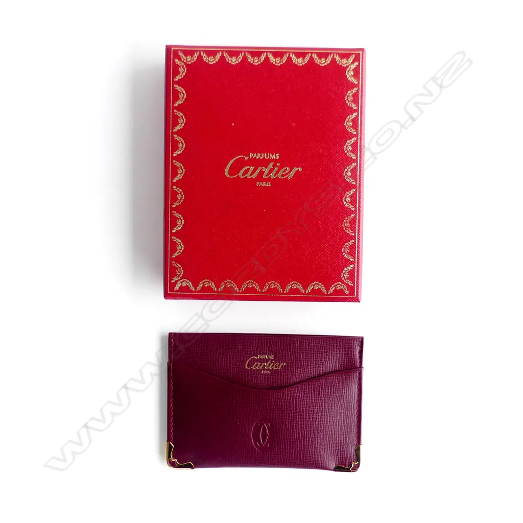 CARTIER BOXED CREDIT CARD HOLDER IN ORIGINAL BOX Image 1++
