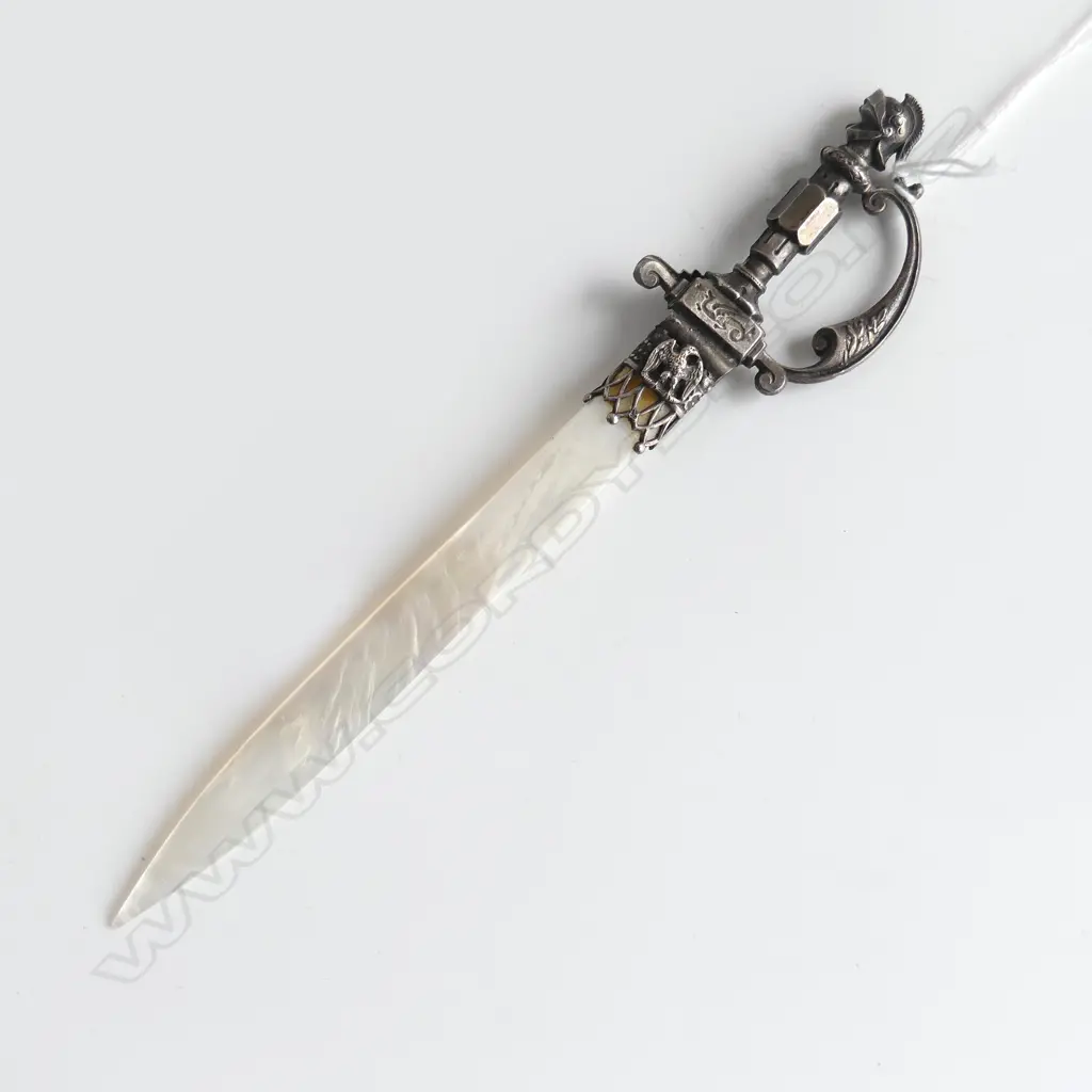 LETTER KNIFE w. MoP BLADE & MILITARY THEMED HANDLE L.170mm Image 1++