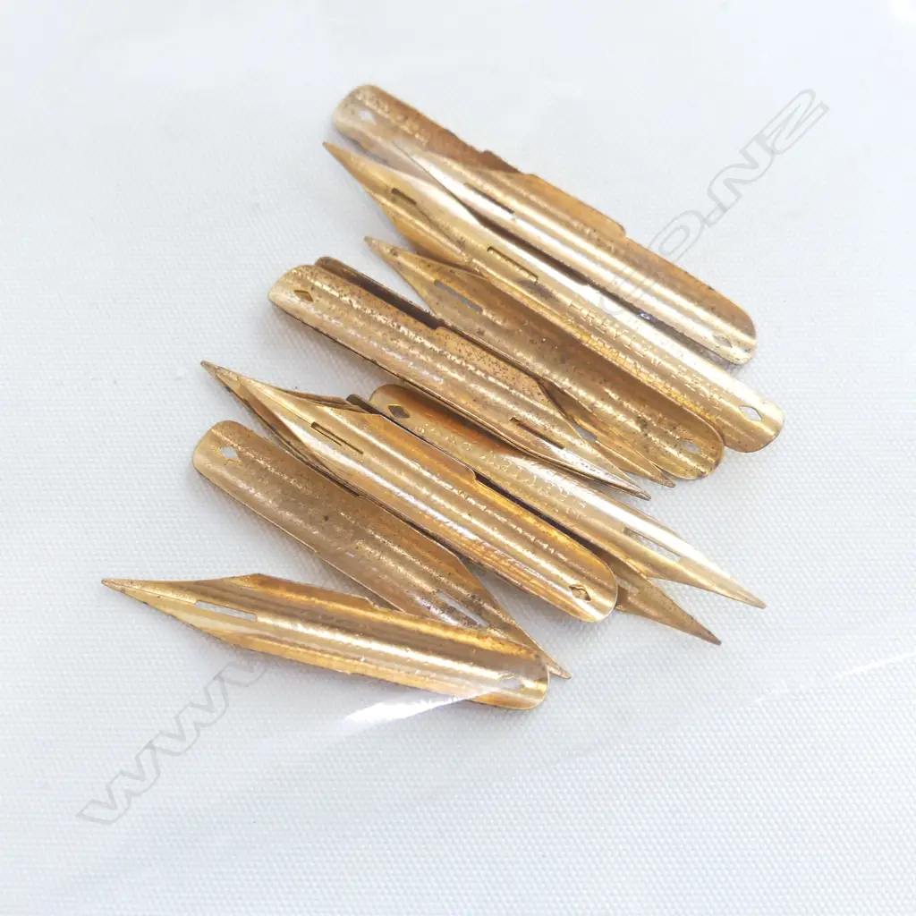16 VINTAGE FOUNTAIN PEN NIBS BY C. BRANDAUER & CO, BIRMINGHAM Image 1++