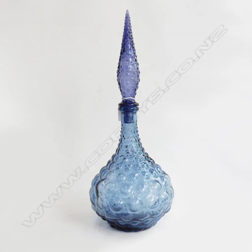 TALL BLUE ORIGINAL GENIE BOTTLE  H. 430mm Image 1++