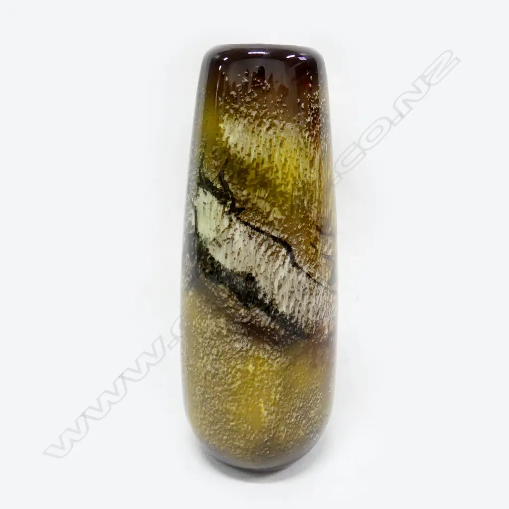 AQUILA BY TITIAN? VASE CAVE PAINTING DESIGN H250MM Image 1++