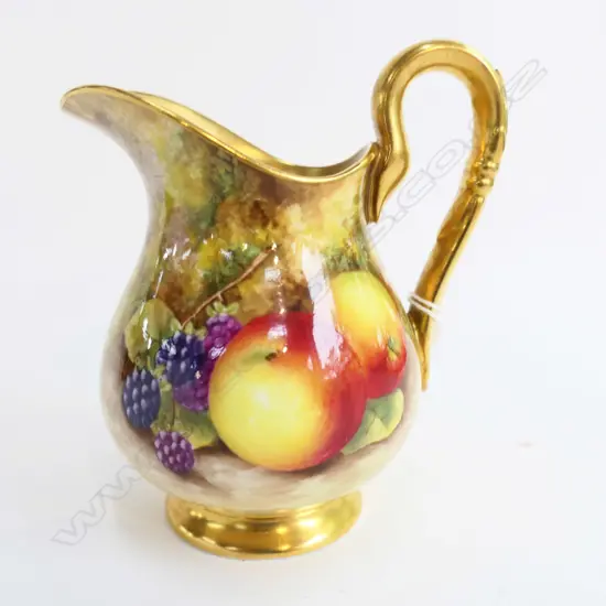 ROYAL WORCESTER JUG SIGNED MAYBURY H.105mm