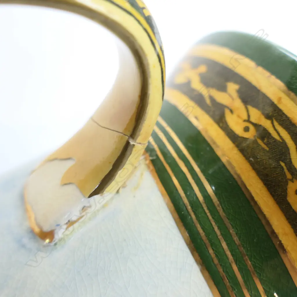19thC ROYAL DOULTON GALLEON JUG - FAULTS  Image 1++