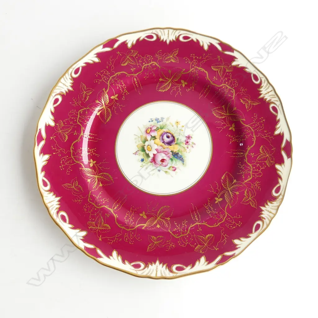 LARGE ROYAL WORCESTER HAND PAINTED CABINET PLATE, ARTIST SIGNED, D. 275MM Image 1++