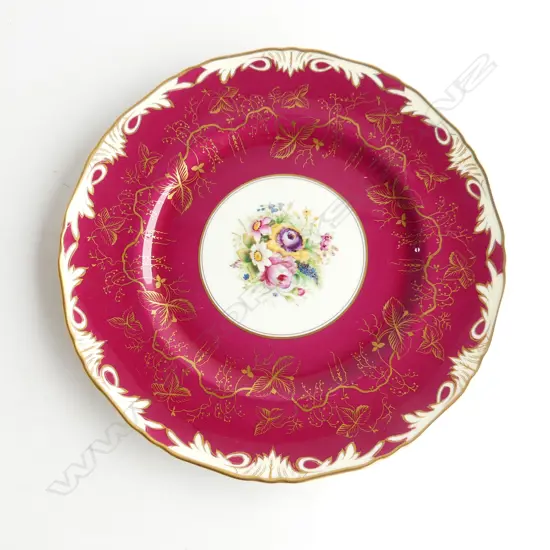 LARGE ROYAL WORCESTER HAND PAINTED CABINET PLATE, ARTIST SIGNED, D. 275MM
