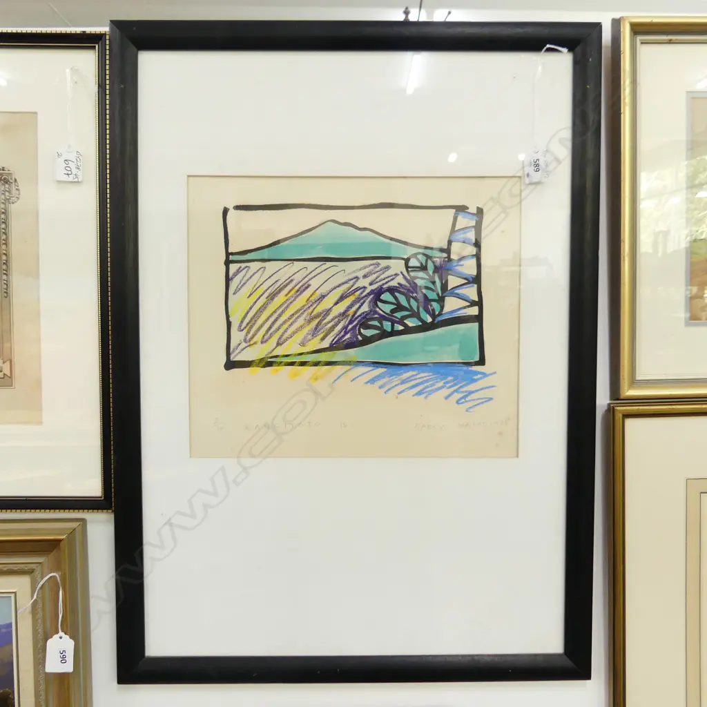 GABBY MALPAS 'RANGITOTO' 2/10 1988 270x320mm Image 1++