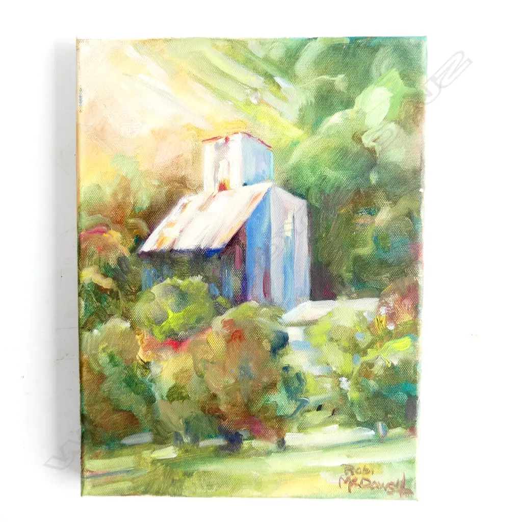 ROBERT MCDOWELL 'OLD LIME WORKS' OIL ON CANVAS 300x225mm Image 1++