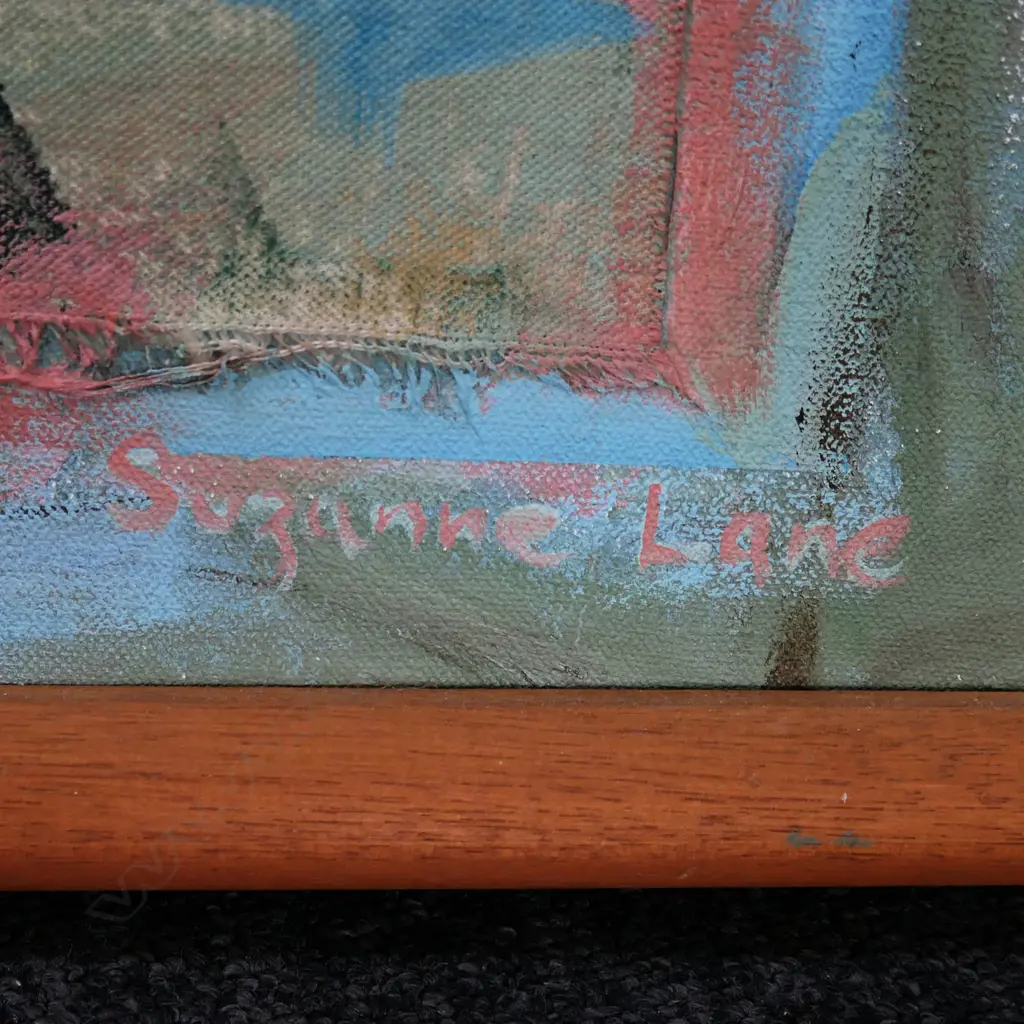 SUZANNE LANE 'QUEENSLAND REMEMBERED', LG ACRYLIC, SIGNED, 120 x 1050mm' Image 1++