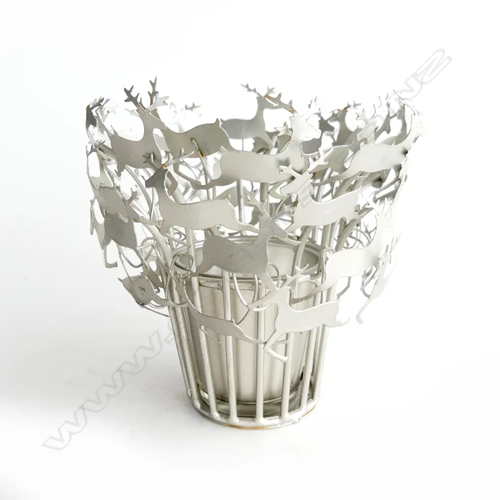 REINDEER TEA LIGHT HOLDER 140MM Image 1++